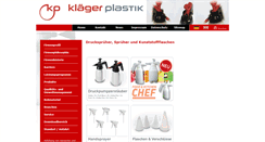 Desktop Screenshot of klaeger-plastik.de