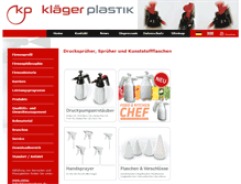 Tablet Screenshot of klaeger-plastik.de